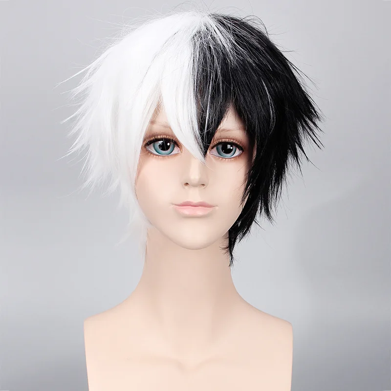 Anime-Danganronpa-Monokuma-Wig-Dangan-Ronpa-Heat-Resistant-Synthetic-Hair-Cosplay-Wigs-Wig-Cap