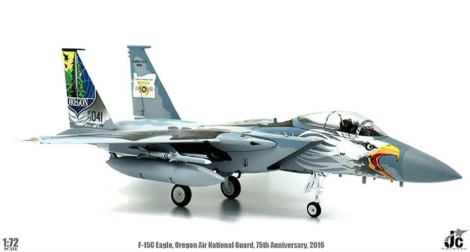 JC Крылья OREGON AIR Национальная гвардия F-15C Eagle 173rd истребитель крыло 1/72 самолет
