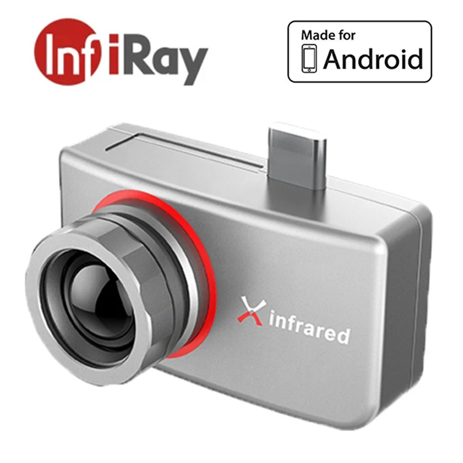 US $718.00 InfiRay T3S Thermal Imaging Camera Portable Multifunction Android Mobile Phone Infrared Thermal Imager Temperature Measurement