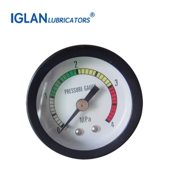 

IGLAN Axial Pressure Gauge Stainless Steel Oil Hydraulic Pressure Gauge PT1/8 Manometer Pressure Gauge 1.5-10Mpa Measuring Range