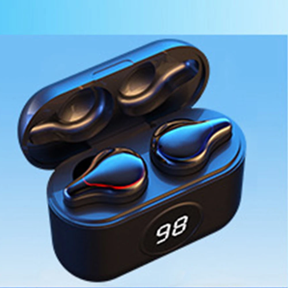 

Bluetooth 5.0 TWS LED Power Display Sweat-proof Waterproof 9D Stereo Sounds Auto Pairing Sports Earbuds Noise Canceling Headset