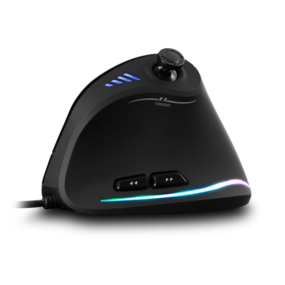 

Ergonomic Vertical Mouse Gaming Wired Mouse 11 Buttons 10000DPI LED Light Optical Wrist Healing Game Mice For PC Laptop Computer