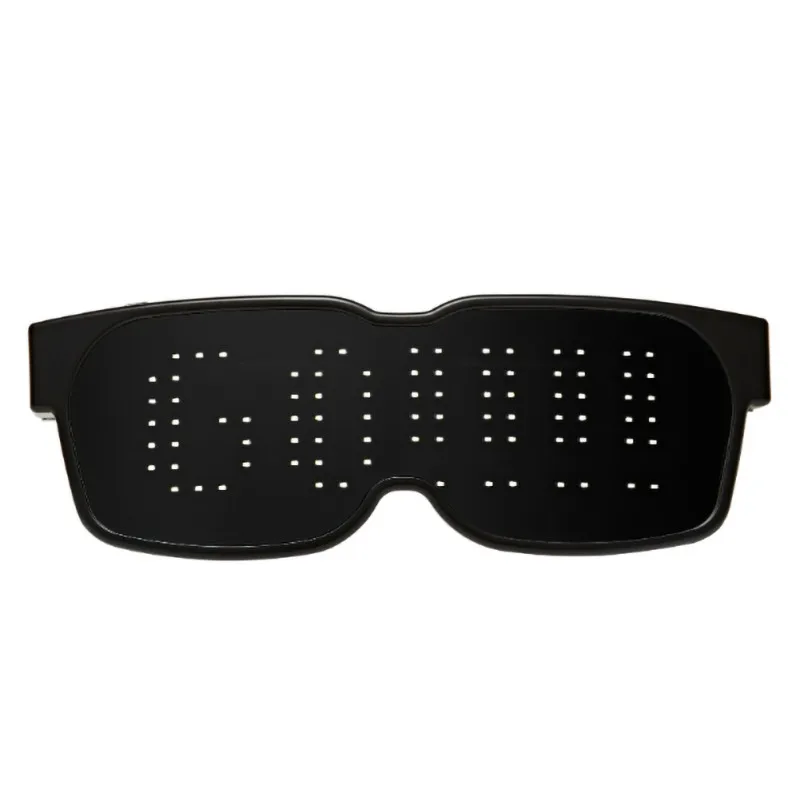 

Bluetooth LED Glasses Dynamic Glowing Light Sunglasses Night Christmas Party Flashing Eyewear