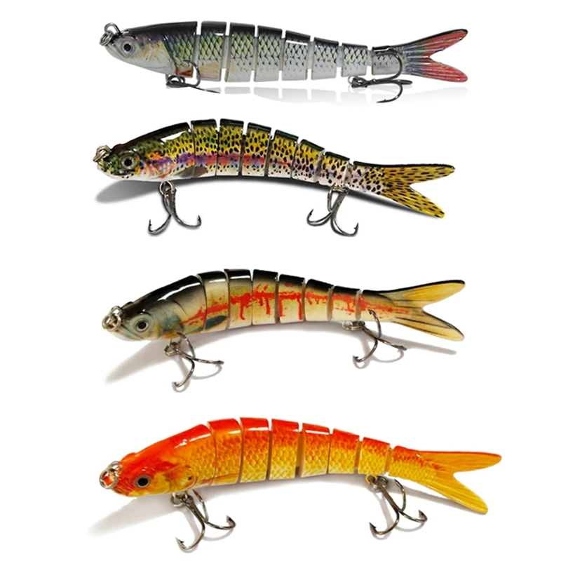 

Fishing Lure 140mm 25G Slow Floating Wobbler Minnow Bass Pike Bait Fishing Tackle 4 Hooks Ran Color, Ran Style