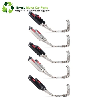 

Free Shipping Z1000 Z1 Ninja1000 2010-2016 Motorcycle Full Exhaust System Muffler Escape Modified Middle Link Pipe