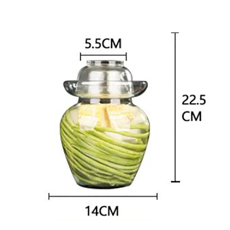 1PC 2.5kg Pickle Jar