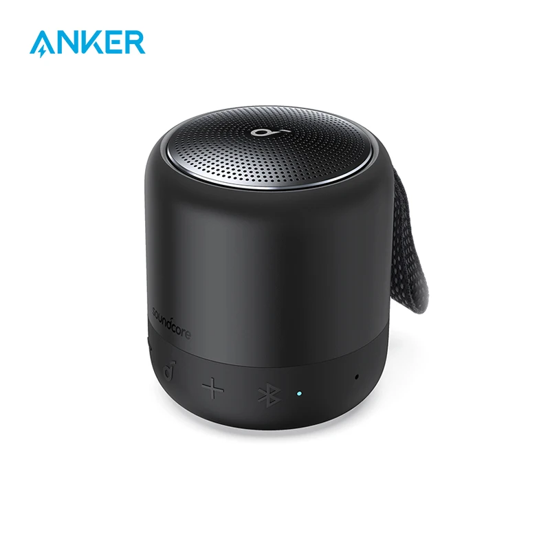 Anker soundcore mini 3 Bluetooth reproduktor, bassup a partycast technologie, usb-c，waterproof ipx7，and přizpůsobitelné EQ