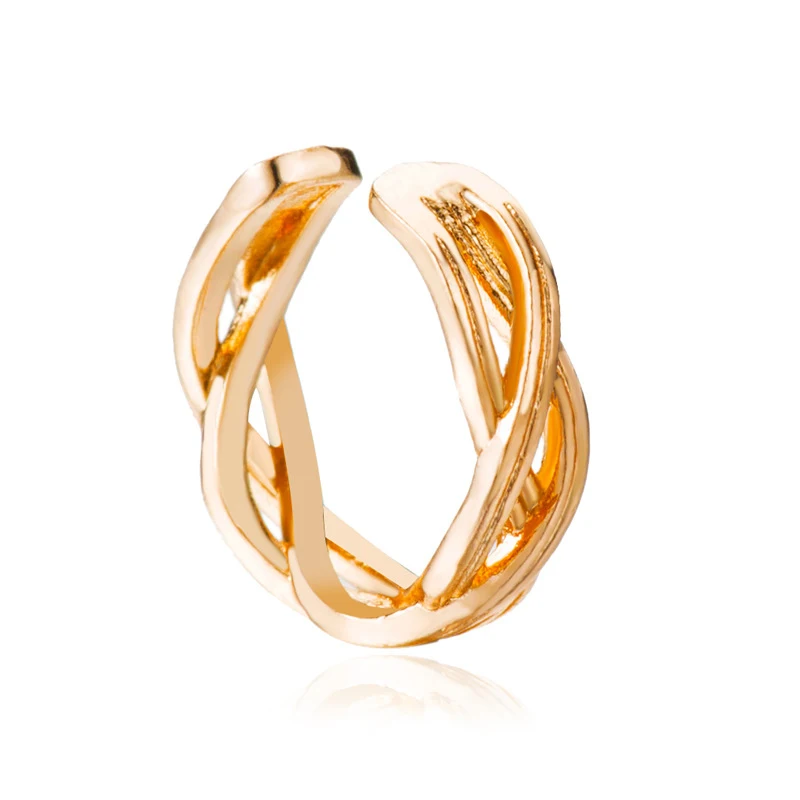 LETAPI простые ушные манжеты для женщин золотые серьги каффы Клипсы Серьги без