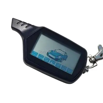 

10 PCS/Lot B6 2-way Lcd Remote Control Key keychain Trinket for Russian Vehicle Security Starline B6 Two Way Car Alarm System