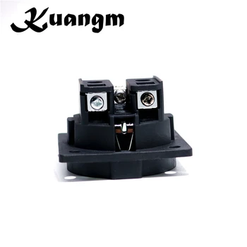 

Plated Rhodium Neutral Copper FI-E30 AC 250V 16A EU Euro 2 pin IEC inlet Power Uitimate HSchuko Chassis socket