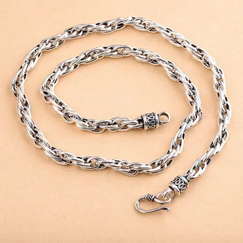 

marketing Thai silver sterling silver men's personality sautoir S925 pure silver ornaments in the style of the ancients necklace