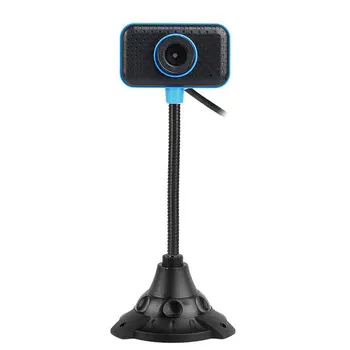 

USB 2.0 Rotatable Computer Webcam with Microphone PC Digital HD Video Camera Practical Portable Camera