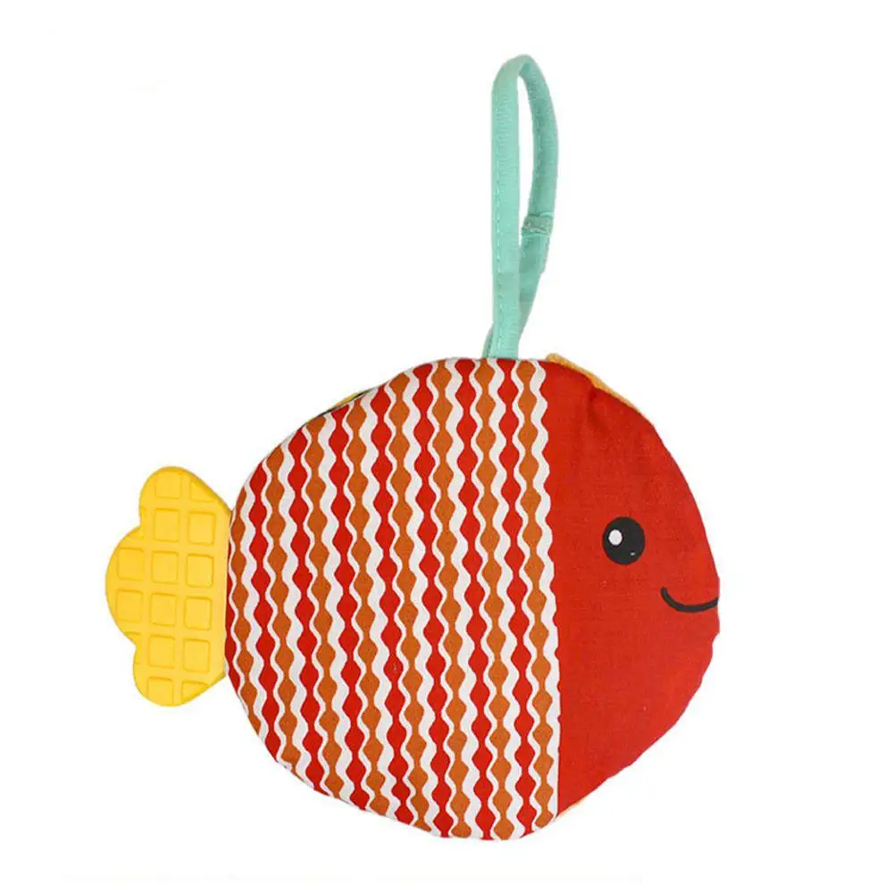  Kuulee Lovely Early Teaching Cloth Book Unisex Multi color Goldfish Shape Cloth Book Learning and E - 4000086642913