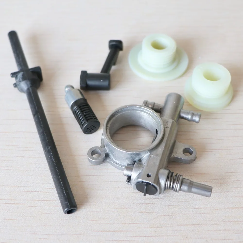 

Chainsaw Spare Parts accessories Pipe Hose Line Worm Endless Screw For Chinese 25CC 2500 Oil Pump Filter Chainsaw