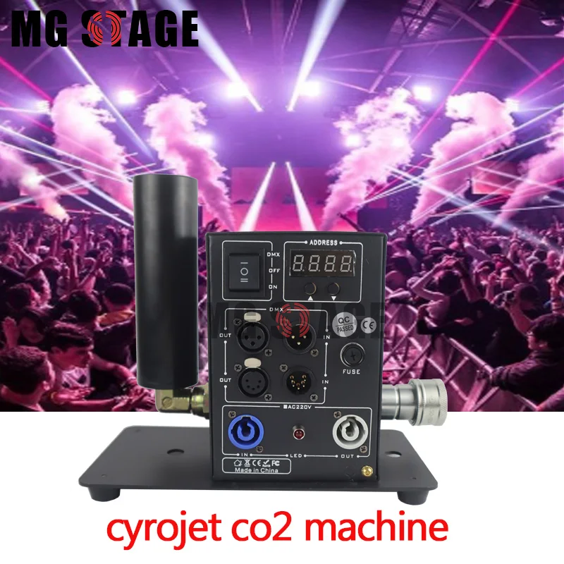 Однотрубная цифровая машина CO2 Cryo Jet DMX512 Cannon оборудование для концерта свадебного