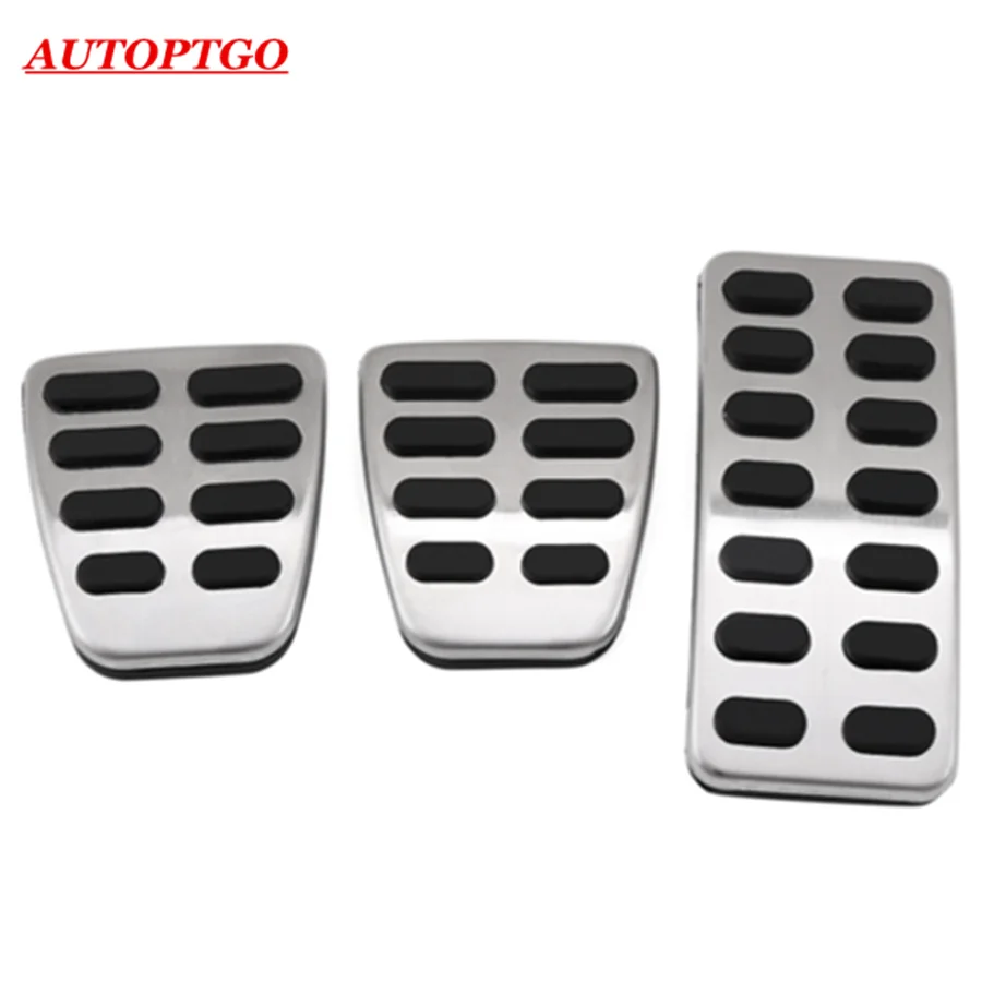 Manual Car Accelerator/Gas Brake Clutch Pedal Pads For Hyundai Accent Verna Ix25 Solaris Sedan Hatchback For Kia K2 Rio Soul KX3 - Название цвета: MT 3Pcs