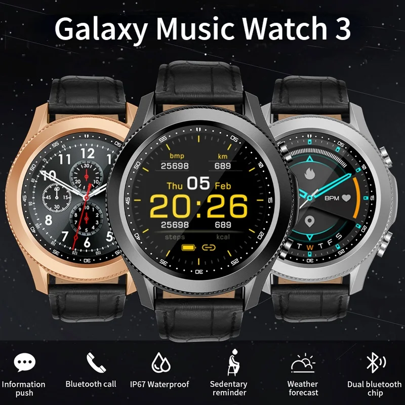 Smart Watch Men 2021 Samsung Galaxy Watch 3  Man Sports Fitness Bracelet Tracker Digital Wristwatch Huawei Smart Watch Women