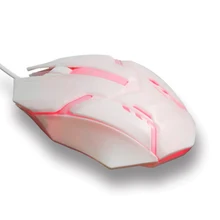 Игровая мышь, 3 кнопки, USB, проводная, светодиодный, кнопка дыхания, 3200 dpi, мыши для ноутбука, ПК, FKU66