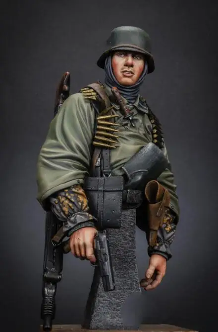 1/9 Смола Бюст строительный комплект Infantryman