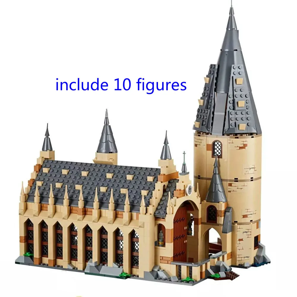 

In-stock Compatible LegoINGLYS The Voldemort Magic Academy Great Wall Set Model Building Blocks House Kids Toys Christmas