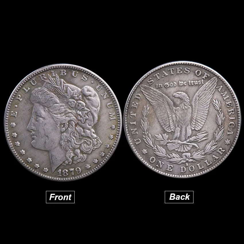 1PC USA Morgan Dollar Coins American Coin Collection Home Decoration Commemorative Coins Gift Crafts