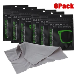 6PCS Reusable Anti-Fog Wipes Glasses Pre-moistened Antifog Lens Cloth Defogger Eyeglass Wipe Prevent Fogging for Glasses