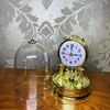 Retro living room clock, silent table clock, rotating pendulum 3