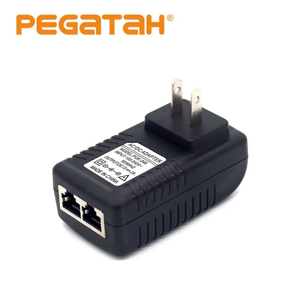 Инжектор POE 10/100 м сеть Ethernet инжектор 220V 48V коммутатор питания через Ethernet Мощность POE InjectorUS/EU/UK