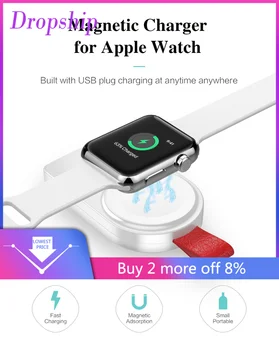 

USB Wireless Charger Charging Dock Stand Holder for IWatchSeries 5 40/44mm Wristband Watch Strap fitness tracker Hot# E20