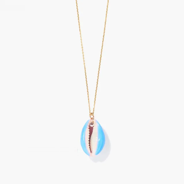 necklace Богемное Бохо хрустальное ожерелье с раковинами женское ожерелье с раковинами кулоны - Окраска металла: necklace