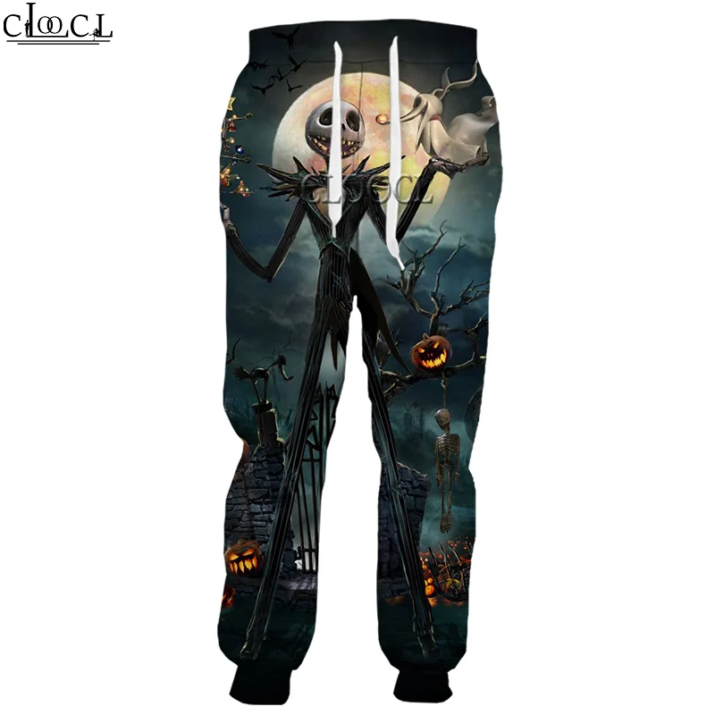 

CLOOCL Newest The Nightmare Before Christmas Jack 3D Print Men Women Casual Fashion Trousers Hot Selling Hip Hop Pants