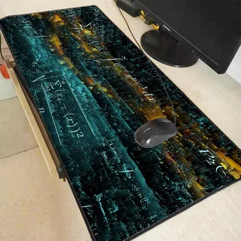 

Simple Design Blackboard Math Durable Rubber Large Waterproof Mouse Mat Pad Size for 400*900*3mm Lock Edge Mousepad