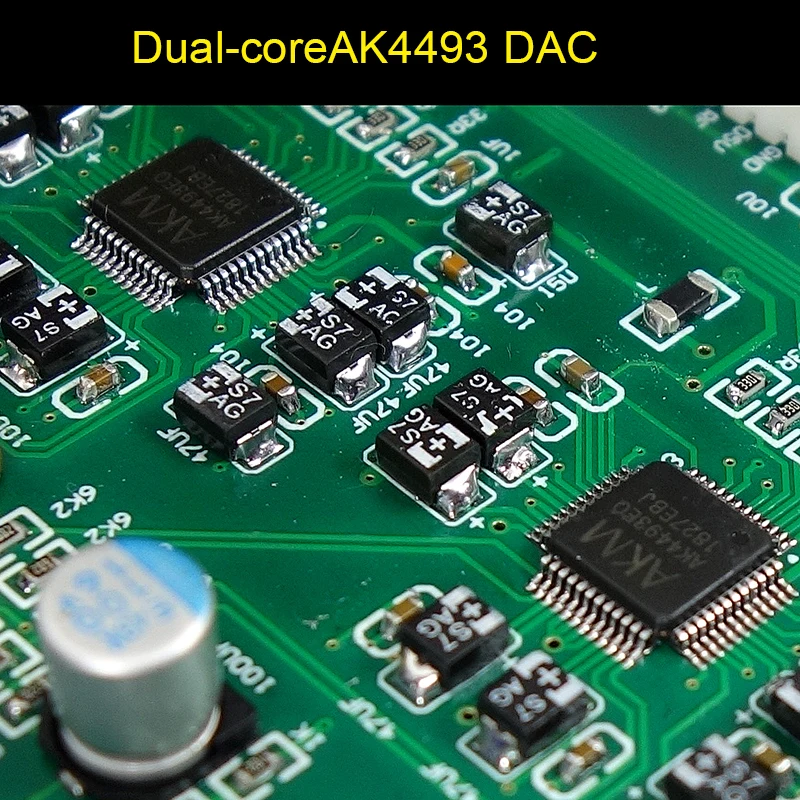 Новинка двухъядерный AK4493 DSD USB оптический коаксиальный bluetooth 5 0 аудио декодер с OLED