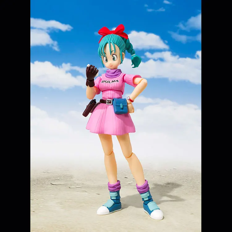 Японское аниме "Dragon Ball" оригинальные духи BANDAI Tamashii нация S.H. Figuarts/SHF фигурка-BULMA