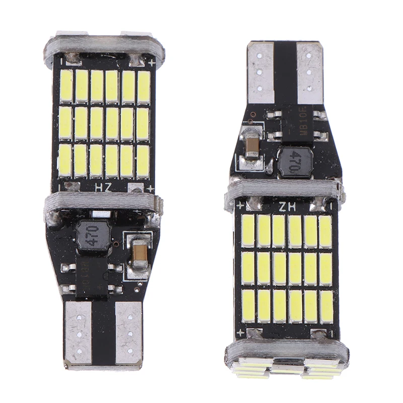 2Pcs DC 12V Canbus T16 T15 921 W16W LED  ڵ    6000K