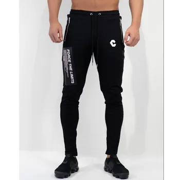 

2019 Mens Joggers Casual Pants Fitness Men Sportswear Tracksuit Bottoms Skinny Sweatpants Trousers Gyms Jogger Track Pants