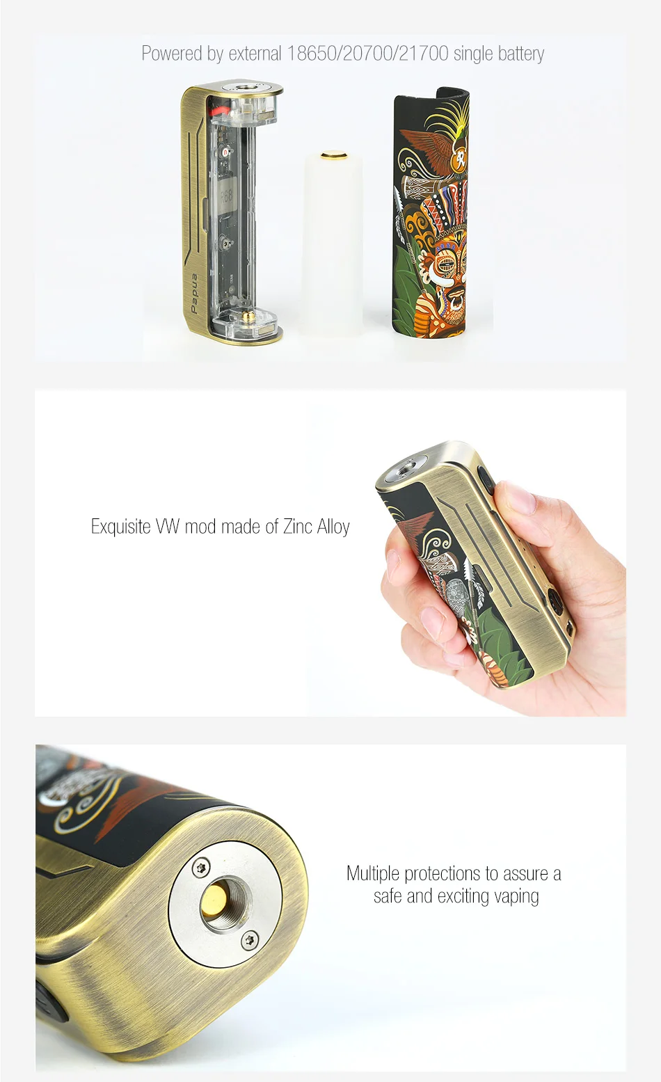 Hippovape Papua 100W Box MOD