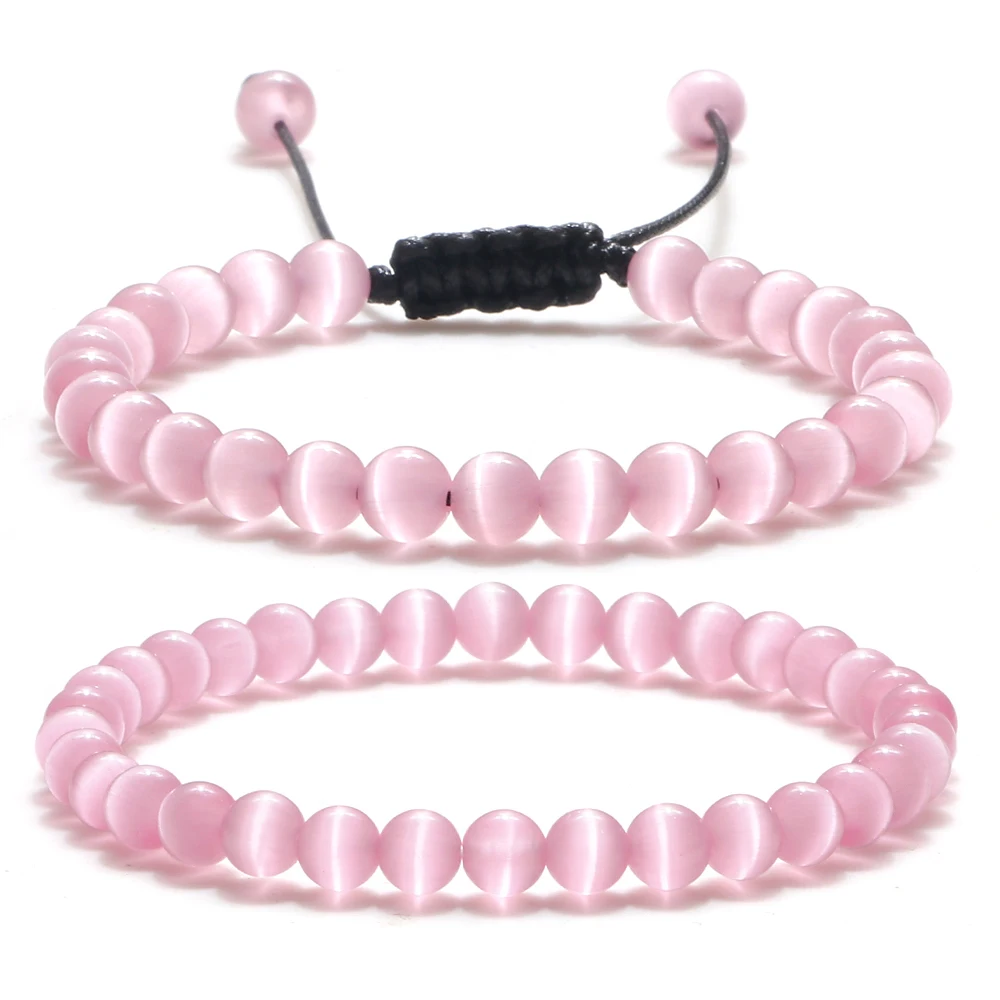 Natural Opal Beads Bracelets Adjustable Wrist Jewelry