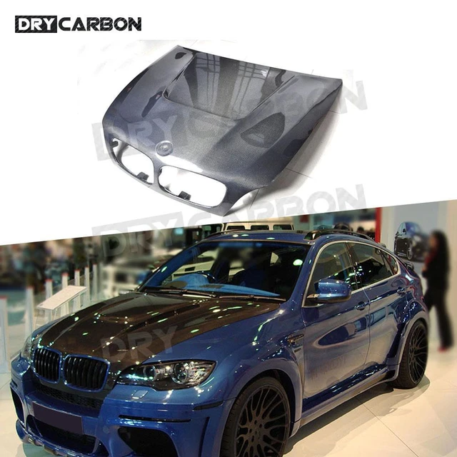 Carbon Fiber Front Motorhaube Vent Bonnet Cap Abdeckung Für BMW X5 E70 X6  E71 2007-2013 Auto Bodykits motor Vent Abdeckung Replament - AliExpress