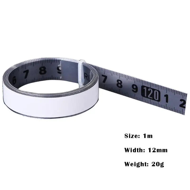 1m Metric Stainless Steel Scale Ruler Miter Track Tape Measure Woodworking Ruler Suitable For Metal And Other Solid Surfaces