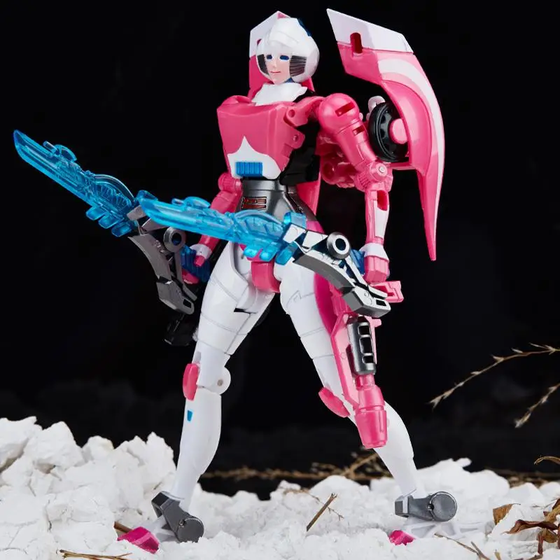 Трансформация Робот WJ G1 Arcee сплав IDW увеличить женский шедевр фигурка детские игрушки Коллекция Модель автомобиля