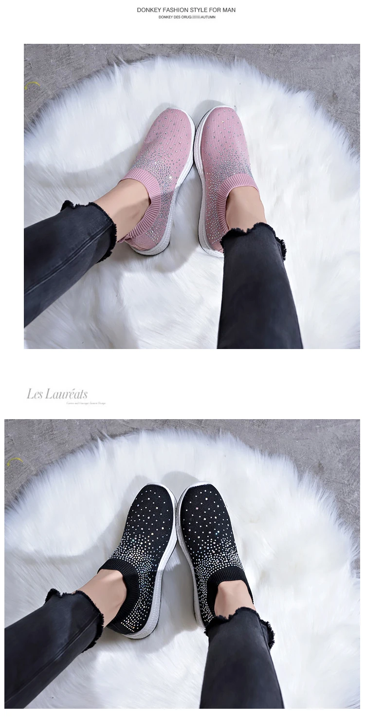 WWKK/Осенняя обувь; женские блестящие кроссовки; спортивные кроссовки из дышащей сетки; женская обувь для бега; Chaussure Femme
