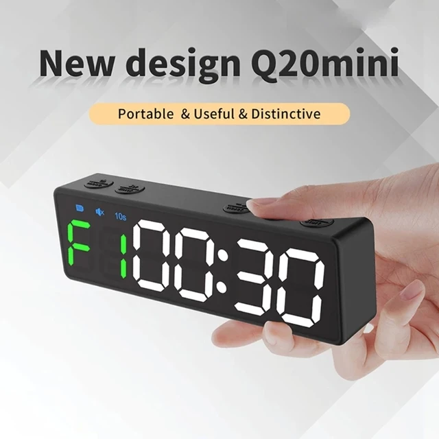 Timer da palestra conto alla rovescia cronometro LED Interval Timer Workout  Fitness Clock conto alla rovescia/