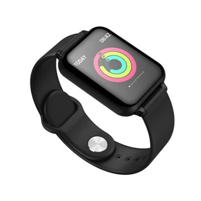 Black Умные часы F10 B57 с Bluetooth, PK W34, ЭКГ, монитор сердечного ритма, умные часы для мужчин и женщин, для apple iphone, Android, pk IWO8 IWO 9 - Цвет: Black