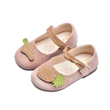 

Girls Boys Canvas Suede Breathable Baby Casual Shoes Fruit Pattern Autumn Kids Soft Bottom Childrens Flats Shoes 1-3 4 5 6 Years