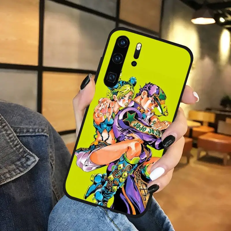 huawei phone cover Anime JoJos Kỳ Dị Phiêu Lưu Ốp Lưng Điện Thoại Huawei Honor Giao Phối P 9 10 20 30 40 Pro 10i 7 8 một X Lite Nova 5T cute phone cases huawei Cases For Huawei