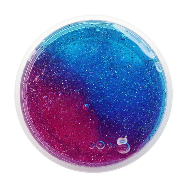 Пушистый слайм поставки Goo DIY воздушный мягкий глиняный полимерный динамический пенопластовый шар легкий хлопок антистрессовый игровой тесто шпатлевка для детей - Цвет: A Crystal Slime