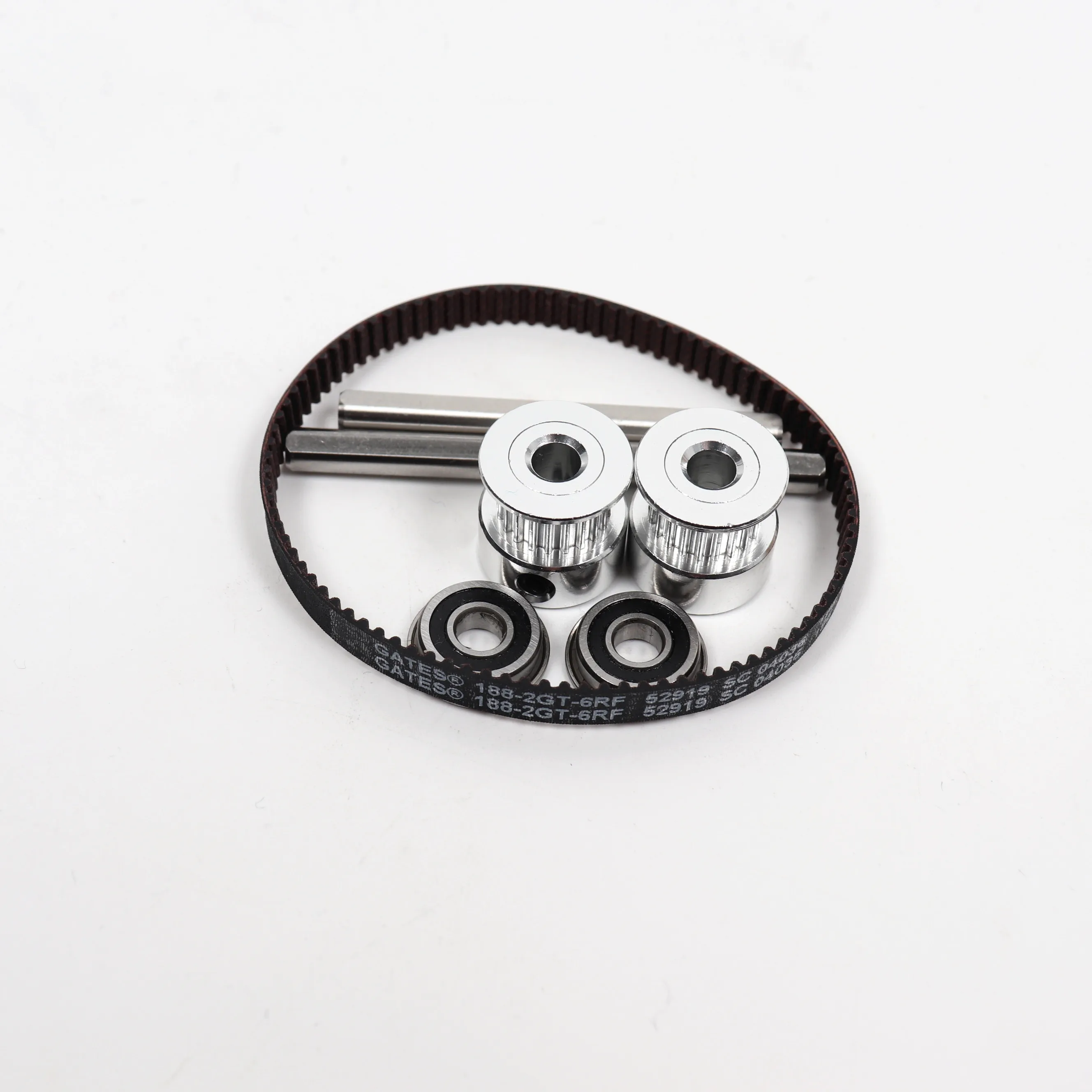 

Voron Mobius 3.1 extruder motion parts GATES 188-2GT-6 Timing Belt 2GT 20T pulley Grind flat Shaft 5X50mm Bearing F695