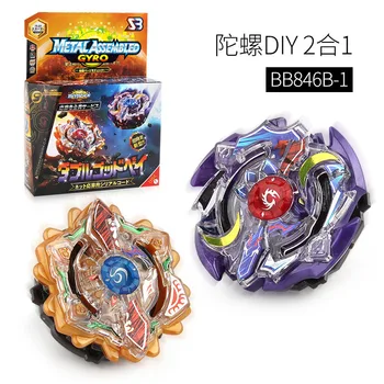 

Burst Bayblade Metal Fury Gyro Limited Sun and Moon Double Eclipse Mingshen Assembly Battle Gyro Toy B00 Toys for Children Boys