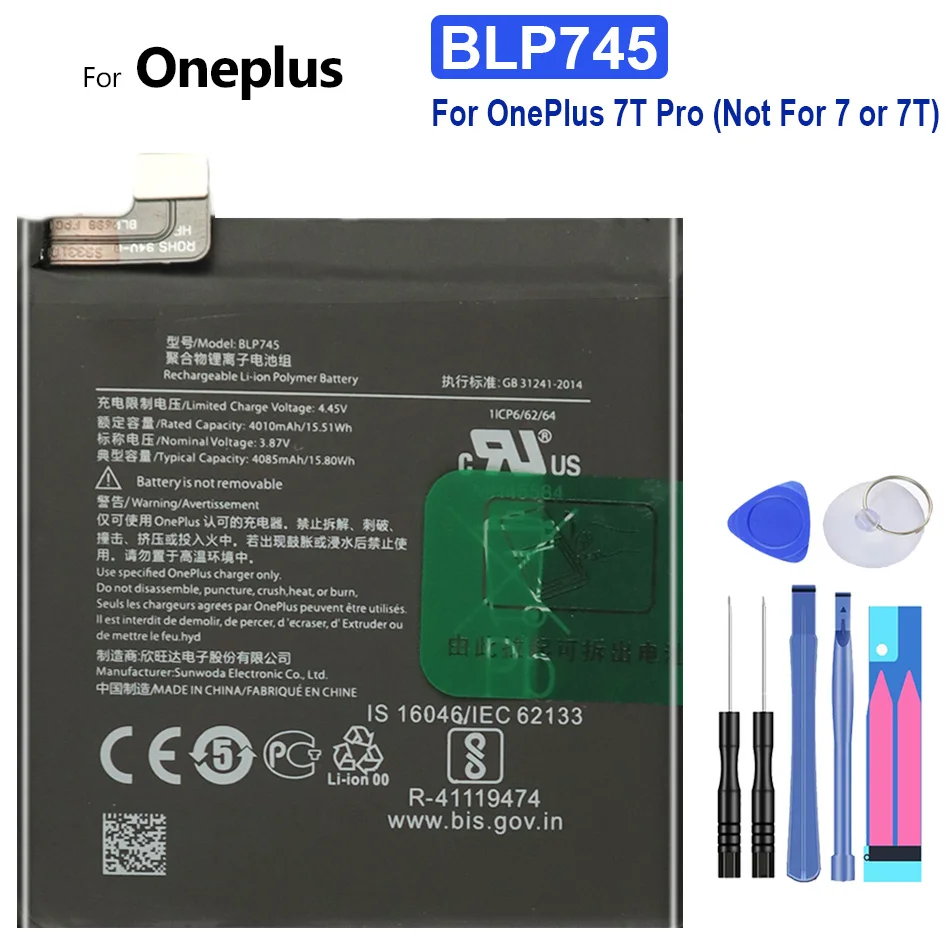 Купить Оригинальный Аккумулятор Для Oneplus 7 Pro